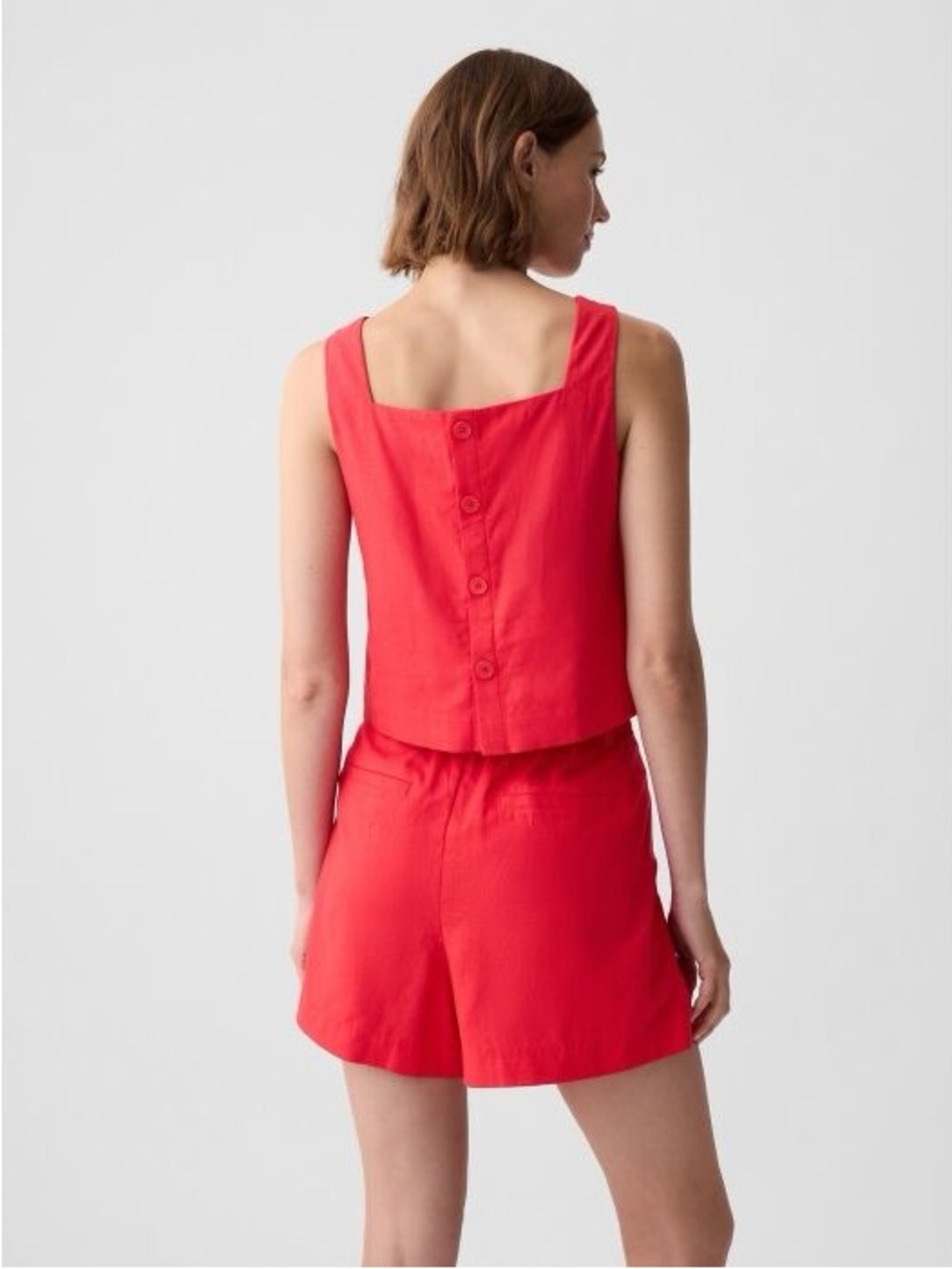 Linen Shell Tank - Picture 3 of 6